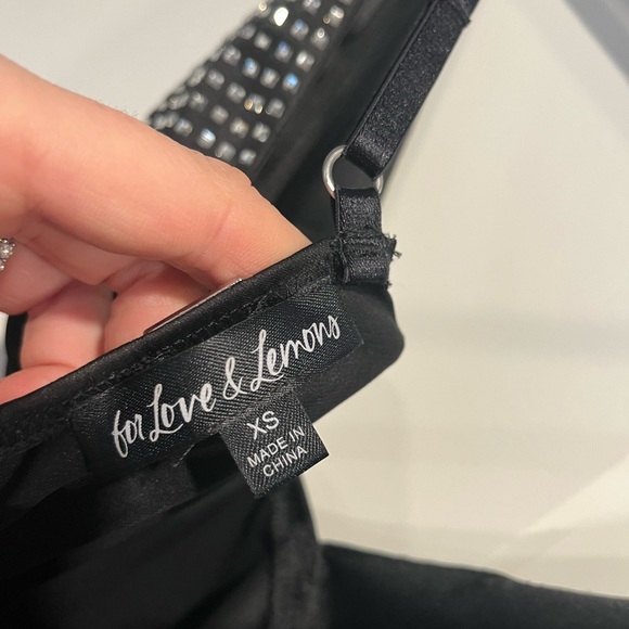 Victoria’s Secret x For Love and Lemons Satin & Rhinestone Slip Dress - Picture 4 of 9